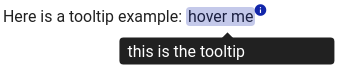 tooltip example